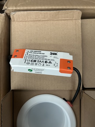 Ca. 20x Led paneel inbouw met led driver Ellipz Lighting